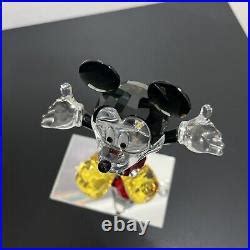 Disney Swarovski Crystal Mickey Mouse Figurine Disney Mickey Mouse