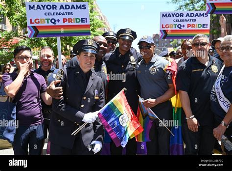 Mayor Eric Adams Marches In The 30th Annual Queens Pride Parade On June