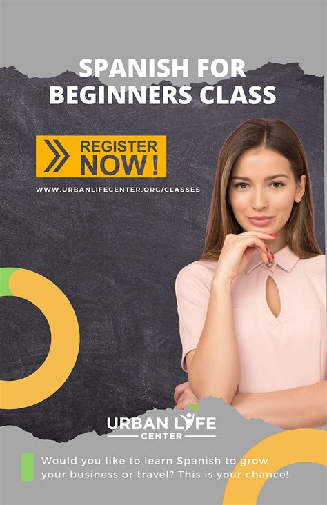Conversational Spanish For Adults Beginners Level Urban Life Center