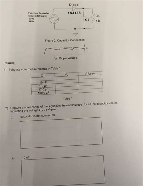 Solved Experiment A Half Wave Rectifier Overview A Chegg