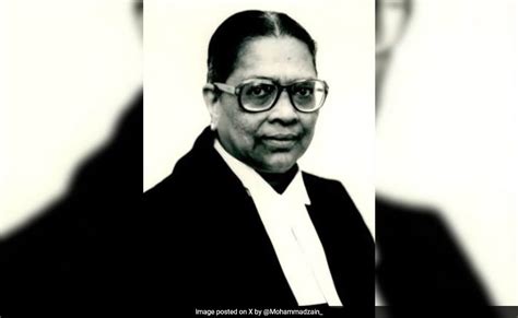 Fathima Beevi Indias First Woman Supreme Court Judge Dies At 96