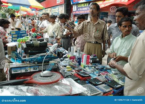 Chandni Chowk Street Market Of Kolkata Editorial Stock Image Image Of