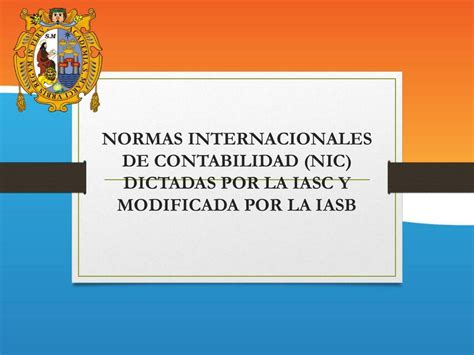 Normas Internacionales De Contabilidad Dictadas Por La Iasc Y