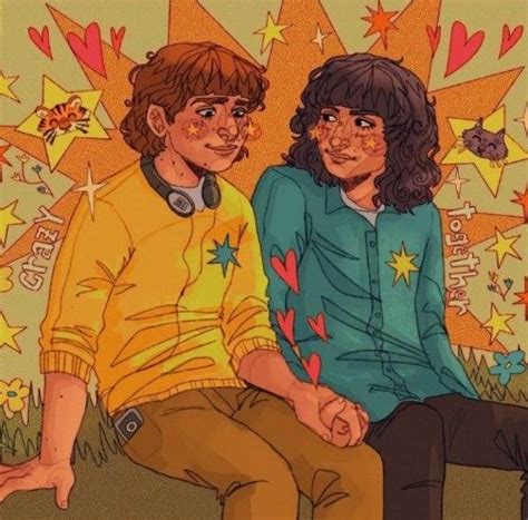 byler fanart by dndandbowlcuts on Instagram Armário de madeira