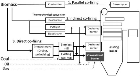 Biomass Co Firing To Conventional Boiler Download Scientific Diagram