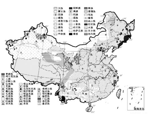 读“我国民族分布图 回答下列问题 1玲玲对本班同学做了一项调查发现绝大多数同学都是汉族还有少数同学分别是达斡尔族鄂温克族满族等