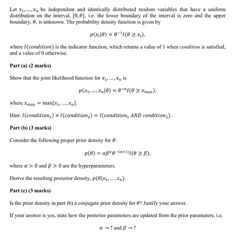 Solved Let X1 Xn Be Independent And Identically Chegg