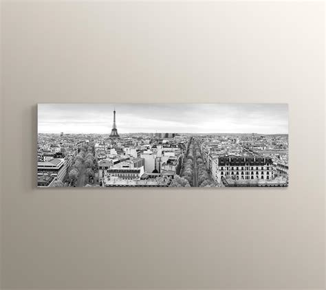 Paris Ve Eyfel Kulesi Panorama Kanvas Tablosu Tablohane