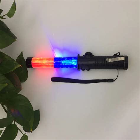 Security Guard Tracking Wand Hand Held Led Traffic Control Stick Buy