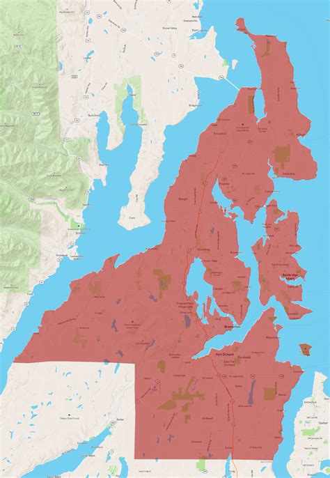 Kitsap County Map Lines