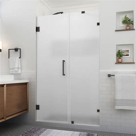 Aston Nautis Xl 49 25 50 25 In W X 80 In H Hinged Frameless Shower