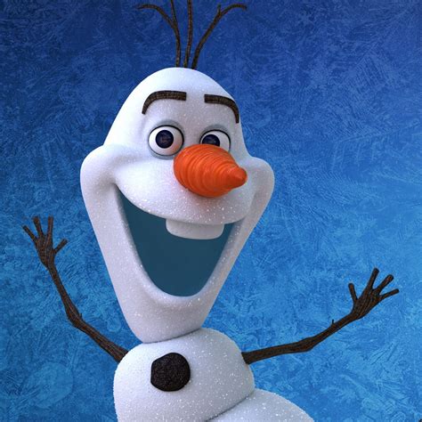 Olaf Disney Frozen High Poly Free 3d Model 3ds Obj Dae C4d Mb