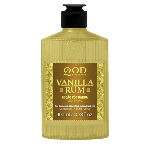 Loção Pós Barba Vanilla Rum 100 Ml Qod Barber Shop