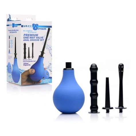 Buy Clean Stream Premium One Way Valve Anal Douche Set Online