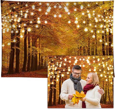 Amazon Funnytree X Ft Durable Fabric Glitter Autumn Forest