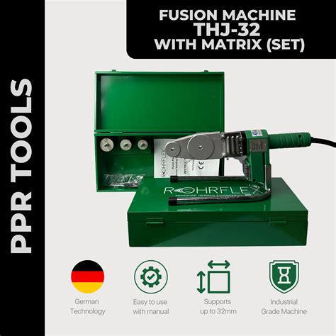 Rohrflex Fusion Machine THJ 32 With MATRIX 20mm 32mm Lazada PH