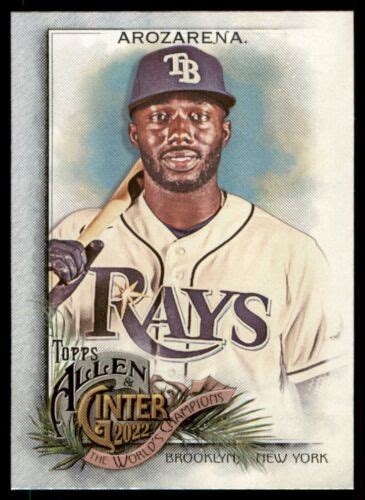 Topps Allen Ginter Baseball Rainbow Foil Randy Arozarena Ebay