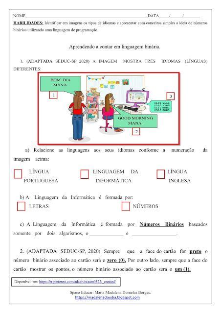 Atividade Sobre Tecnologia 2 Ano - Tecnologia 2° ano