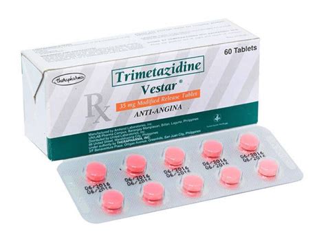 Vestar Trimetazidine 35mg Tablet Xalmeds