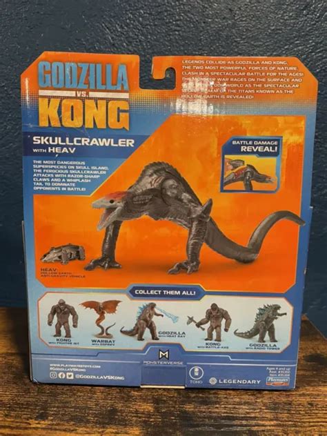 NEW PLAYMATES MONSTERVERSE Godzilla Vs Kong Skullcrawler With Heav