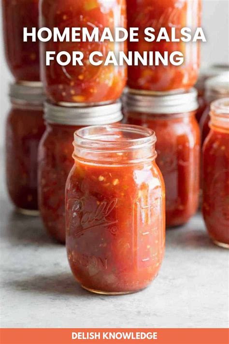 The Best Homemade Salsa For Canning Delish Knowledge Recipe In 2024