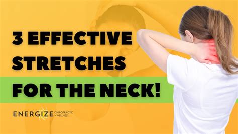 3 Effective Neck Pain Relief Stretches Youtube