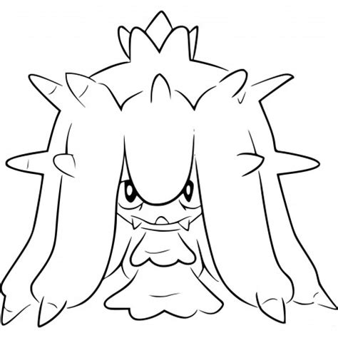 Coloring Page Pok Mon Mareanie Pok Mon Beginning With M Free