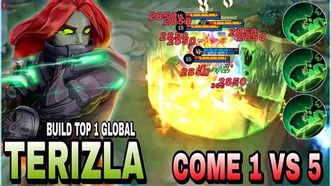 Terizla Best Build Insane Damage Build Top Global Terizla