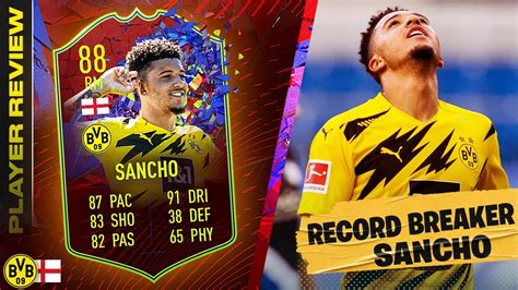 So Good 88 Record Breaker Jadon Sancho Review Fifa 21 Ultimate Team