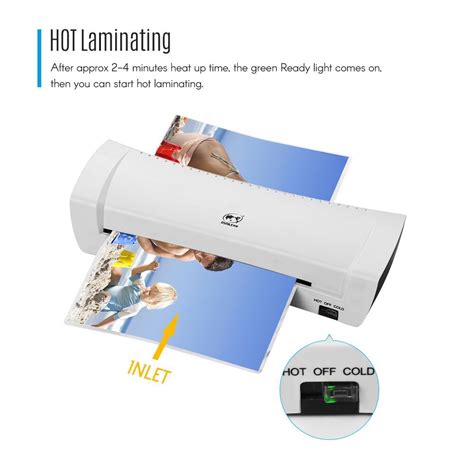ZRE LAM OSMILE SL Laminator Machine Hot And Cold Laminating Machine Two Rollers A Size For