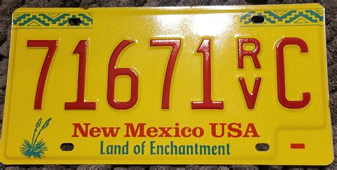 New Mexico Vehicle License Plates - Etsy