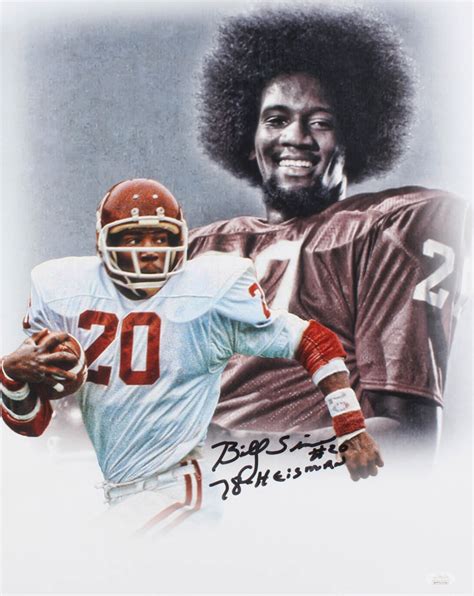 Billy Sims Signed Oklahoma Sooners 16x20 Photo Inscribed "78 Heisman ...