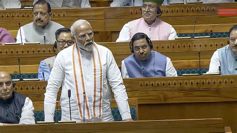 Prime Minister Modi To Speak In The Lok Sabha Today A Day After Rahul