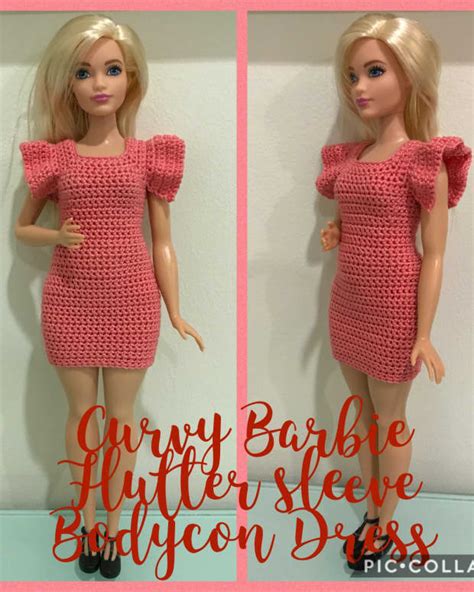 Barbie Strapless Chevron Dress Free Crochet Pattern Feltmagnet