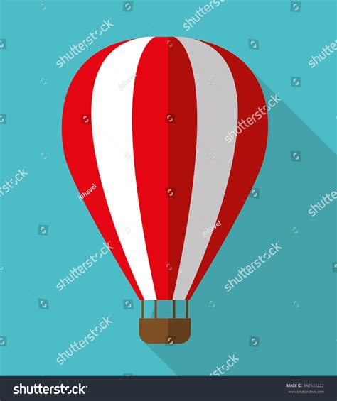 Hot Air Balloon Graphic Icon Design Stock Vector Royalty Free Shutterstock