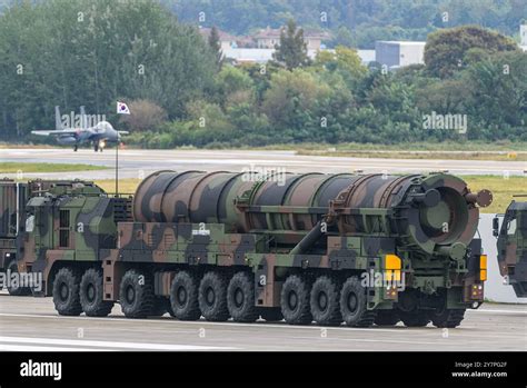 Seoul South Korea 01st Oct 2024 A Transporter Erector Launcher