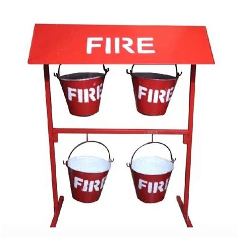 Fire Safety Bucket Stand At Rs Piece Fire Sand Bucket Stand In