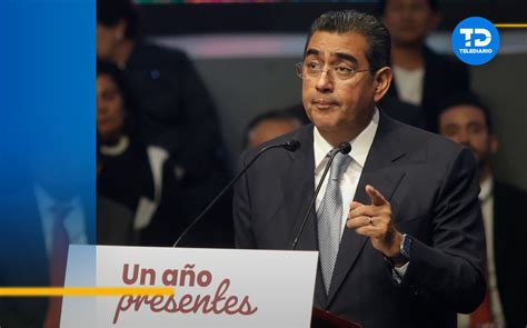 Sergio Salomón Rinde Primer Informe Como Gobernador De Puebla Telediario México