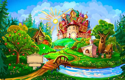 сказочный фон | Photography backdrops, Painting, Disney background