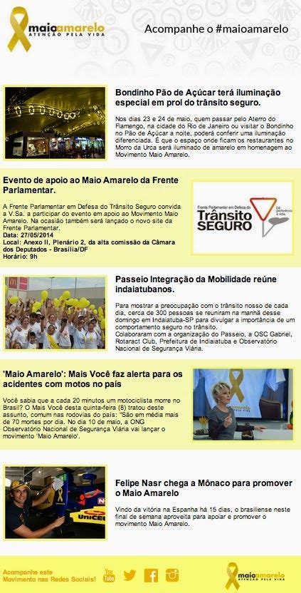 Sociais Culturais E Etc Boanerges Gon Alves Novidades Do Maio Amarelo