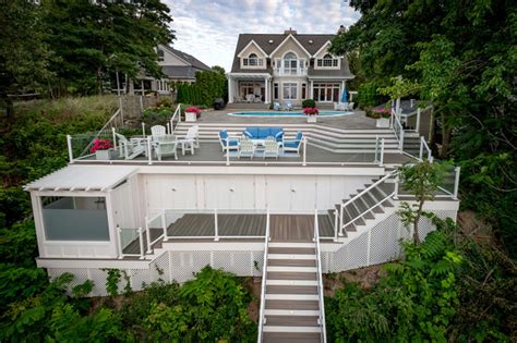 New Buffalo Lake House Exterior Deck And Outdoor Shower Stile