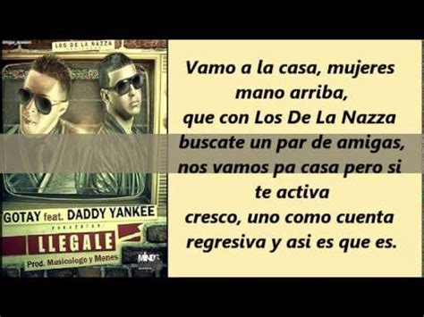 Llégale Letra Gotay Ft Daddy Yankee YouTube