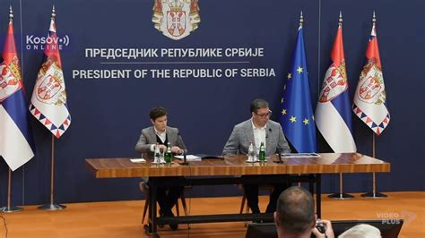 Obraćanje predsednika Srbije Aleksandra Vučića i premijerke Ane Brnabić