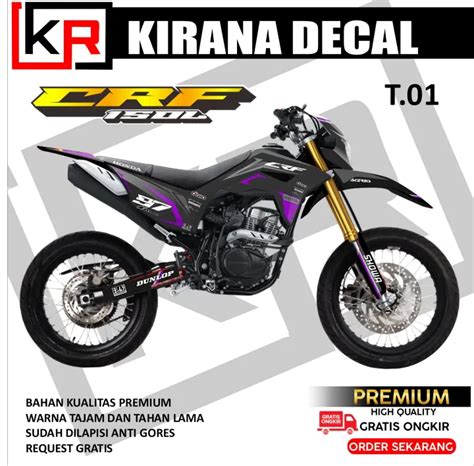 Decal Crf L Full Body New Desain Stiker Sticker Dekal Crf L