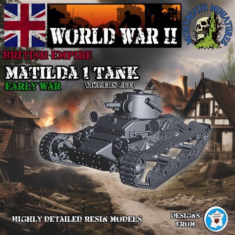 British Matilda Mk 1 Infantry Tank Etsy