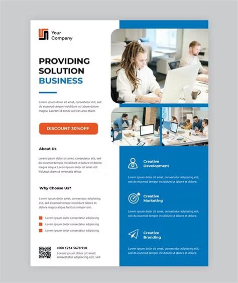 Business Solution Flyer Design Psd In Business Solutions Flyer