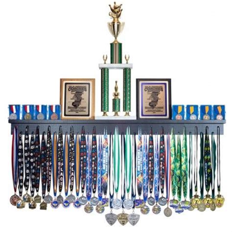 Premier 4ft Award Medal Display Rack And Trophy Shelf Medal Awards Rack Award Display Medal