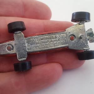 Vintage Redlines Hot Wheels Brabham Repco F Red In Color With No Decals Made In Hong Kong