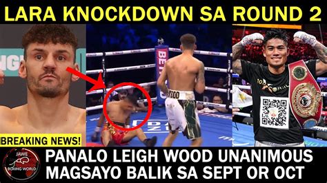 Breaking News Leigh Wood Panalo Kay Mauricio Lara Unanimous Bagsak Sa