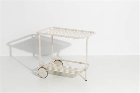 Petite Friture Week End Trolley In Ivory Aluminium By Studio